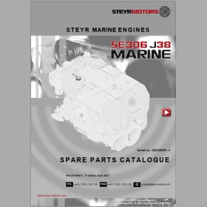 Steyr Motors Marine Diesel Engine Spare Parts Manual - PDF DOWNLOAD