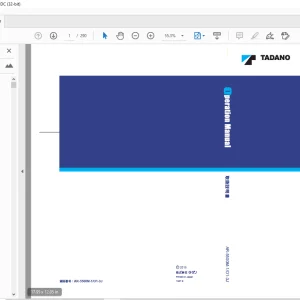 Tadano AR-5500M オールテレーンクレーン 取扱説明書 - PDF DOWNLOAD
