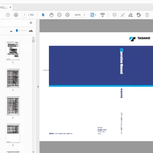 Tadano ATF-140N-5 キャリヤ 取扱説明書 - PDF