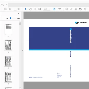 Tadano ATF-140N-5 キャリヤ 取扱説明書 GB0227 - PDF