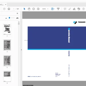 Tadano ATF-140N-5 キャリヤ 取扱説明書 GC5195 - PDF