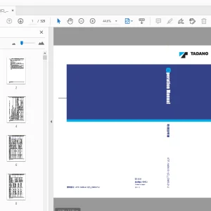 Tadano ATF-140N-5 キャリヤ 取扱説明書 GC5200 - PDF