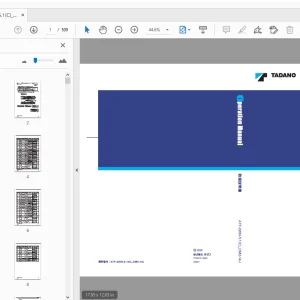 Tadano ATF-220N-5 キャリヤ 取扱説明書 GB0224 - PDF