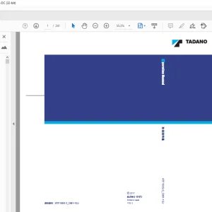 Tadano ATF160G-5 キャリヤ 取扱説明書 - PDFDOWNLOAD
