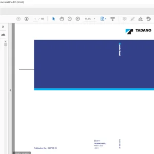 Tadano All Terrain Crane AR-4000M Operation Manual - PDF DOWNLOAD