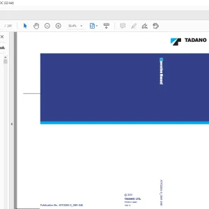 Tadano Carrier ATF220G-5 Operation Manual - PDF DOWNLOAD