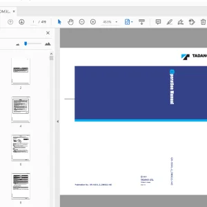 Owner Manual for Tadano GR-150XL Rough Terrain Crane PDF