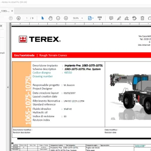Terex Crane Quadstar 1065 1075 1075 Pneumatic Manual - PDF DOWNLOAD