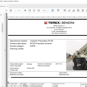 Terex Crane RC35 Pneumatic Manual 42978 - PDF DOWNLOAD