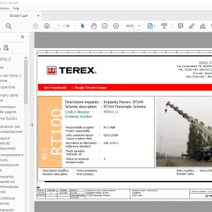 Terex Crane RT100 Parts Manual 46847 - PDF DOWNLOAD