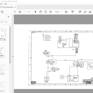 Terex Crane RT1100 Hydraulic & Electrical Schematic Manual PDF