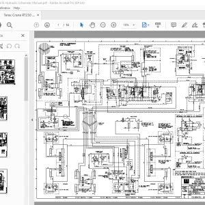 Terex Crane RT230 Electrical & Hydraulic Schematic Manual - PDF DOWNLOAD