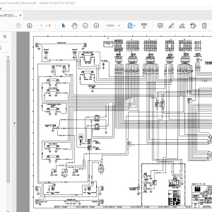 Terex Crane RT555-1 Lower & Upper Electrical Schematic Manual PDF