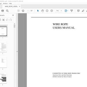 Terex Crane Wire Rope User Manual - PDF DOWNLOAD