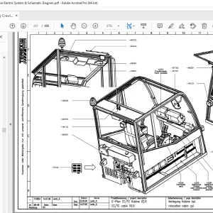 Terex Demag Crawler Crane CC2500-1 500 Ton Electric System Manual PDF