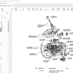 Terex Eaton RT8908LL Transmission Parts Manual - PDF DOWNLOAD