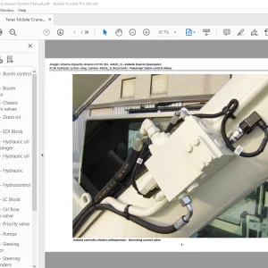 Terex Mobile Crane RC30 Hydraulics System Manual - PDF DOWNLOAD