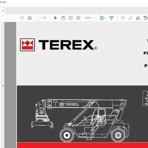 Terex Reachstacker 45 Spare parts Manual - PDF DOWNLOAD