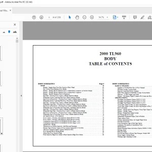 Thomas Built BUSES TL960 2000 ELECTRICAL WIRING MANUAL 85410265