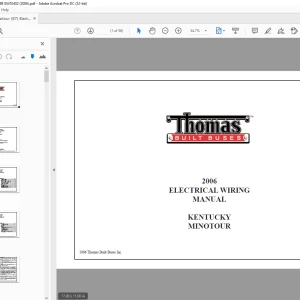 Thomas Built Buses 2006 KENTUCKY MINOTOUR ELECTRICAL WIRING MANUAL