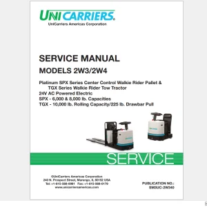 Unicarrier Forklift Truck 2.3GB PDF Parts & Service Manuals - COMPLETE SET DOWNLOAD
