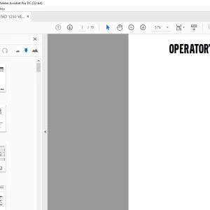Volvo Penta 12 liter (EMS 2) Industrial engines OPERATOR’S MANUAL  PDF