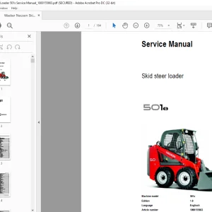 Wacker Neuson Skid Steer Loader 501s Service Manual_1000155663