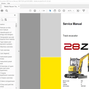 Wacker Neuson Track Excavators 28Z3 Service Manual_1000178347