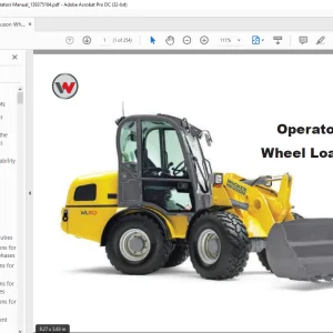 Wacker Neuson Wheel Loader WL 50 Operators Manual_139375184