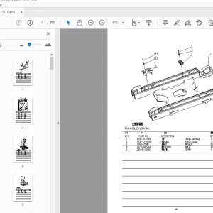 XCMG SE230 Parts Manual - PDF DOWNLOAD
