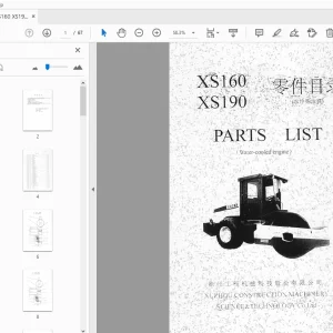 XCMG XS160 XS190 零件目录手册 - PDF DOWNLOAD