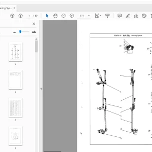 XCMG XZ16K Steering System Parts Manual - PDF DOWNLOAD