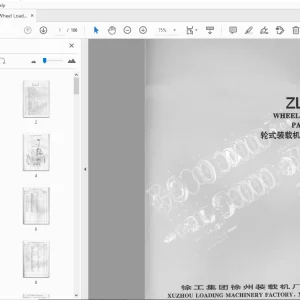 XCMG ZL30G 轮式装载机零件目录 - PDF DOWNLOAD