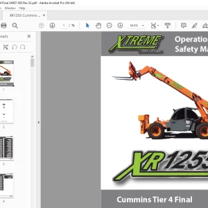Xtreme Service Manual PDF Telehandler 8.93GB - Complete Set - DOWNLOAD