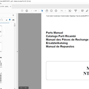 Yale Forklift MTC 15 (A869) Parts Manual - PDF DOWNLOAD