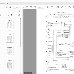 1991 Mitsubishi Galant Wirings Diagram Manual - PDF