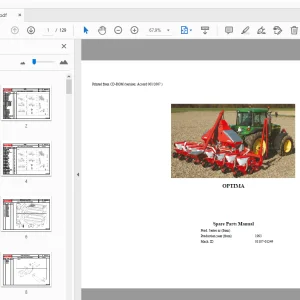1993 Accord OPTIMA Parts Manual - PDF