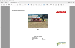 1996 Accord DT Parts Manual - PDF