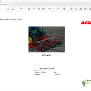 1997 Accord MINIAIR S Parts Manual - PDF