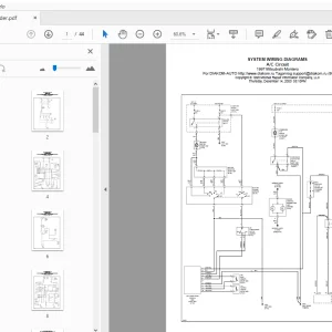 1997 Mitsubishi Montero System Wiring Diagram Manual - PDF