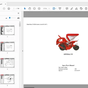 1998 Accord Optima NT Parts Manual - PDF