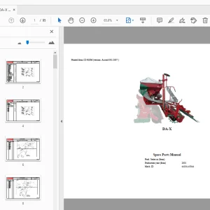 2001 Accord DA-X Parts Manual - PDF