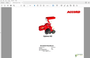 2006 Accord Optima HD Ersatzteil-Handbuch - PDF