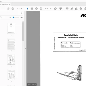 Accord Pneumatic Turbo Parts Manual - PDF