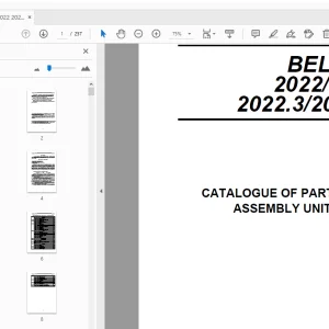 BELARUS 2022/2022В/2022.3/2022В.3 PARTS & ASSEMBLY UNITS MANUAL - PDF