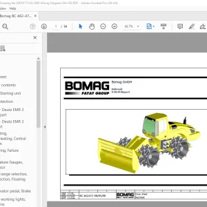 Bomag BC 462/472 RB/RS/EB Function 34 Wiring Diagram Manual EN+DE PDF