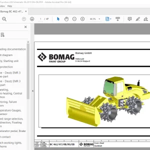 Bomag BC 462/472 RB/RS/EB Function.328 Electric Schematic Manual EN+DE PDF