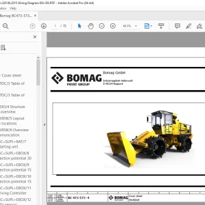 Bomag BC 473-573-4 Function.329 Wiring Diagram Manual EN_DE - PDF DOWNLOAD
