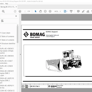 Bomag BC 572-2 Tier 3 Function.253 Wiring Diagram Manual EN_DE PDF