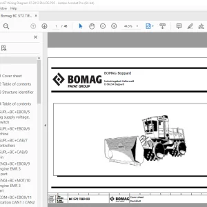 Bomag BC 572 TIER III Function 67 Wiring Diagram Manual EN_DE PDF